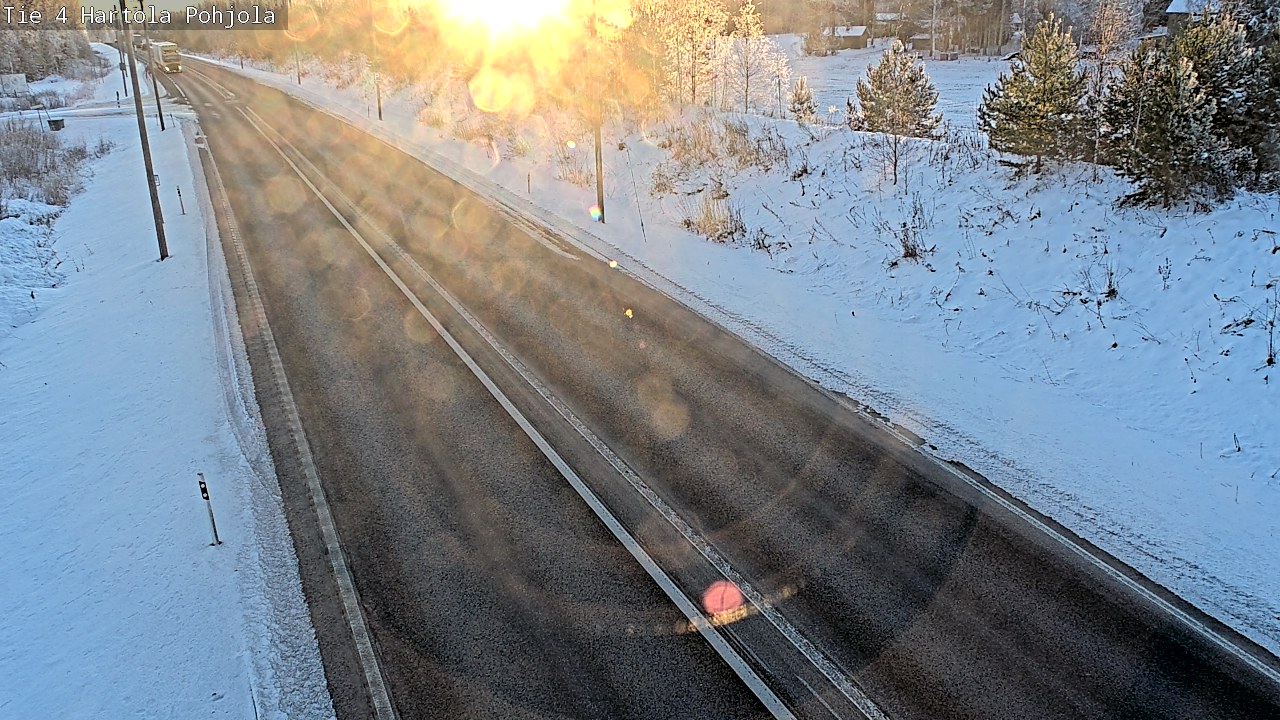 Weather Camera Image Road 4 Hartola, Pohjola, Hartola, Päijät-Häme
