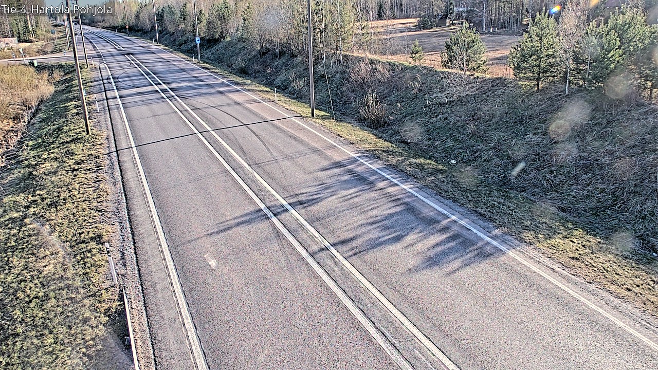 Weather Camera Image Road 4 Hartola, Pohjola, Hartola, Päijät-Häme