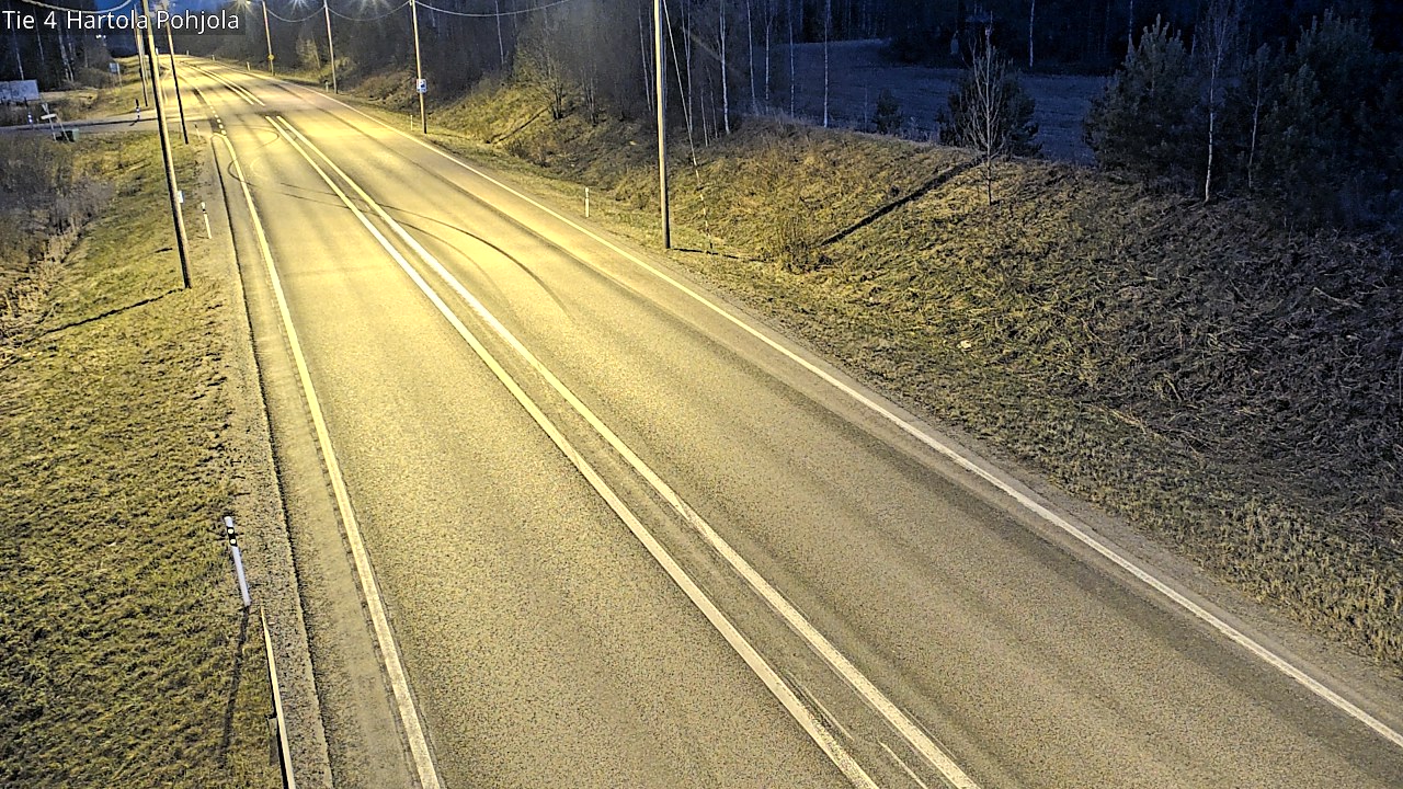 Weather Camera Image Road 4 Hartola, Pohjola, Hartola, Päijät-Häme