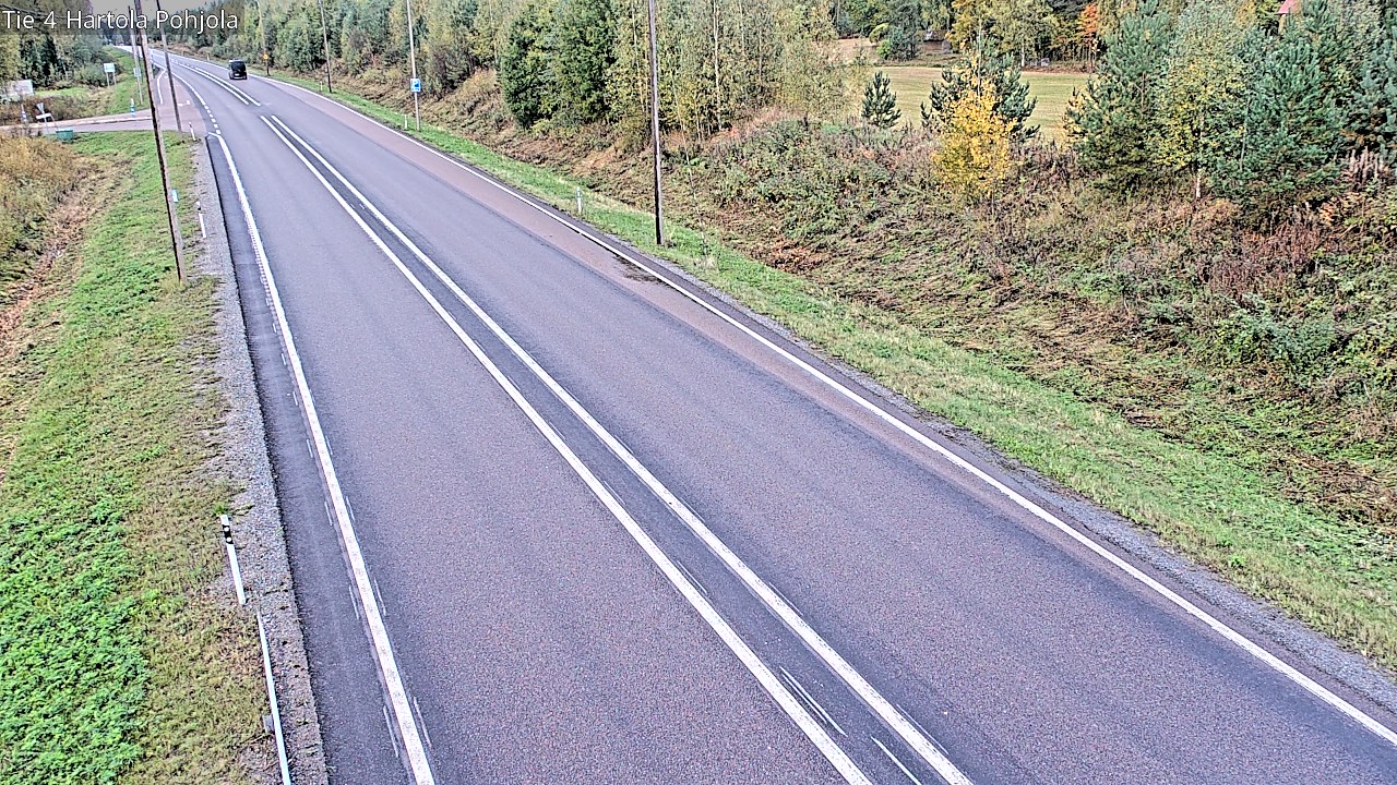 Weather Camera Image Road 4 Hartola, Pohjola, Hartola, Päijät-Häme