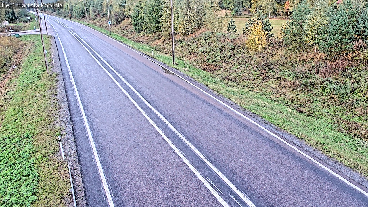 Weather Camera Image Road 4 Hartola, Pohjola, Hartola, Päijät-Häme