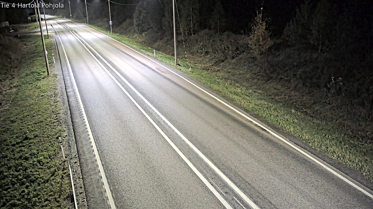 Weather Camera Image Road 4 Hartola, Pohjola, Hartola, Päijät-Häme