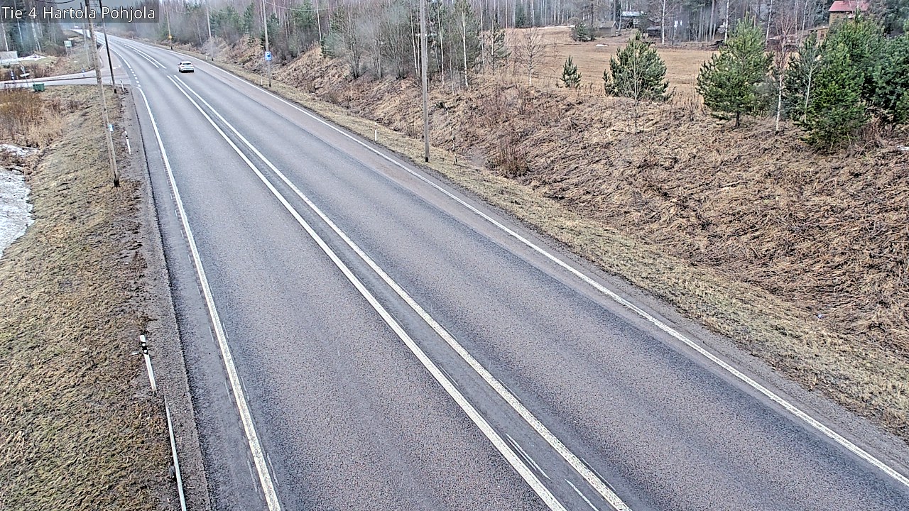 Weather Camera Image Road 4 Hartola, Pohjola, Hartola, Päijät-Häme