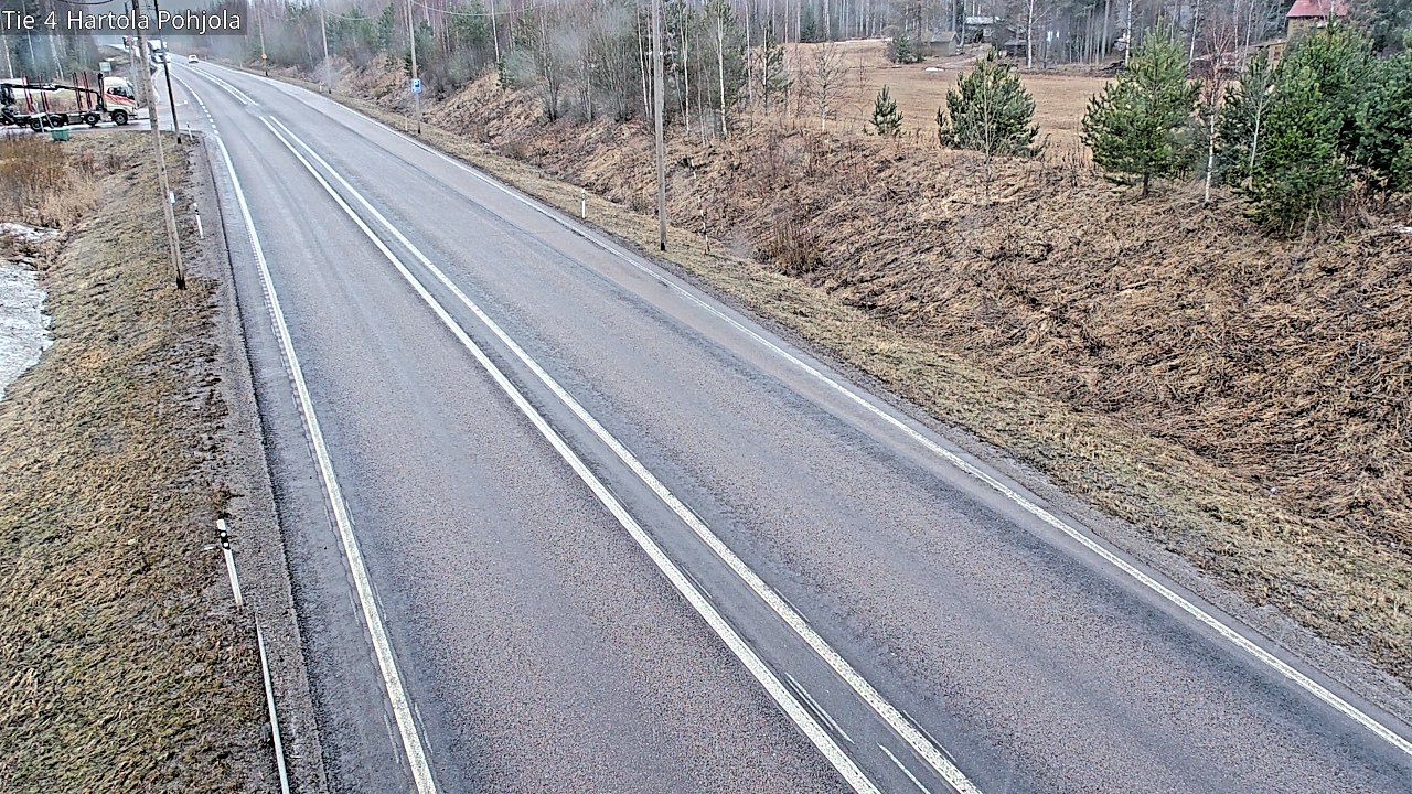 Weather Camera Image Road 4 Hartola, Pohjola, Hartola, Päijät-Häme