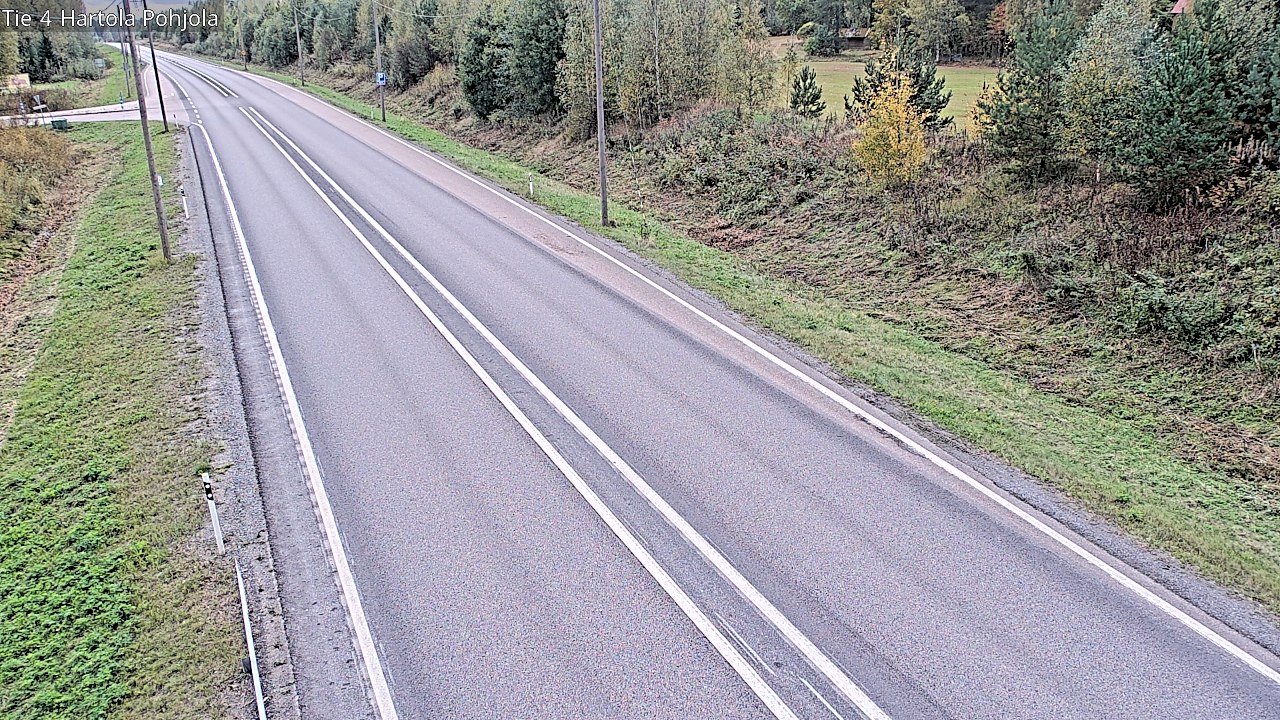 Weather Camera Image Road 4 Hartola, Pohjola, Hartola, Päijät-Häme