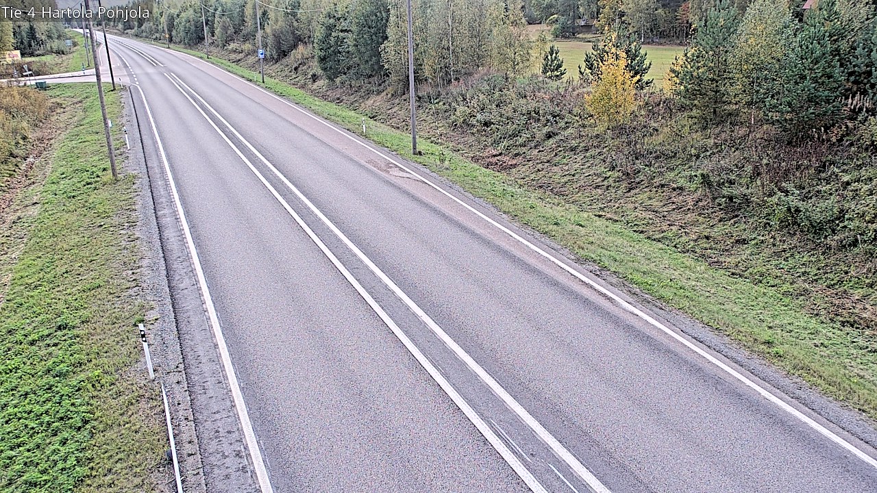 Weather Camera Image Road 4 Hartola, Pohjola, Hartola, Päijät-Häme