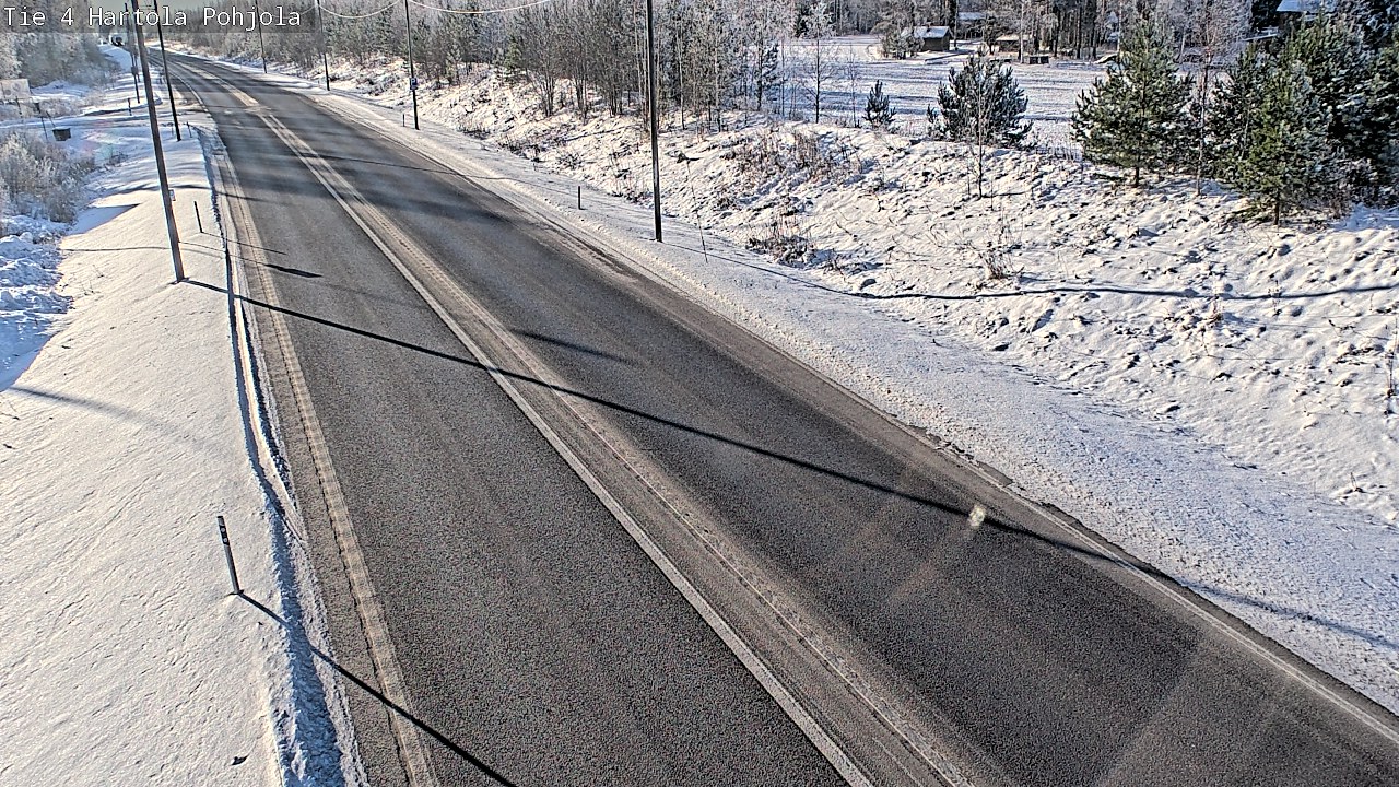 Weather Camera Image Road 4 Hartola, Pohjola, Hartola, Päijät-Häme