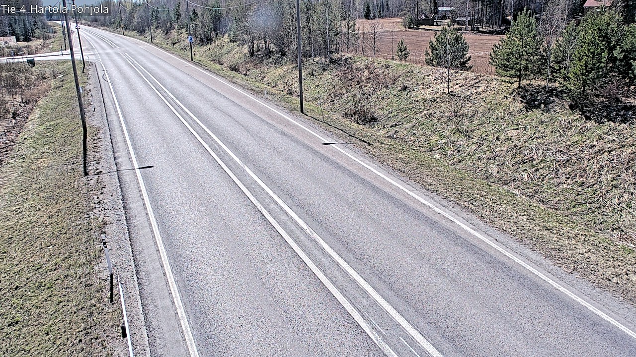 Weather Camera Image Road 4 Hartola, Pohjola, Hartola, Päijät-Häme