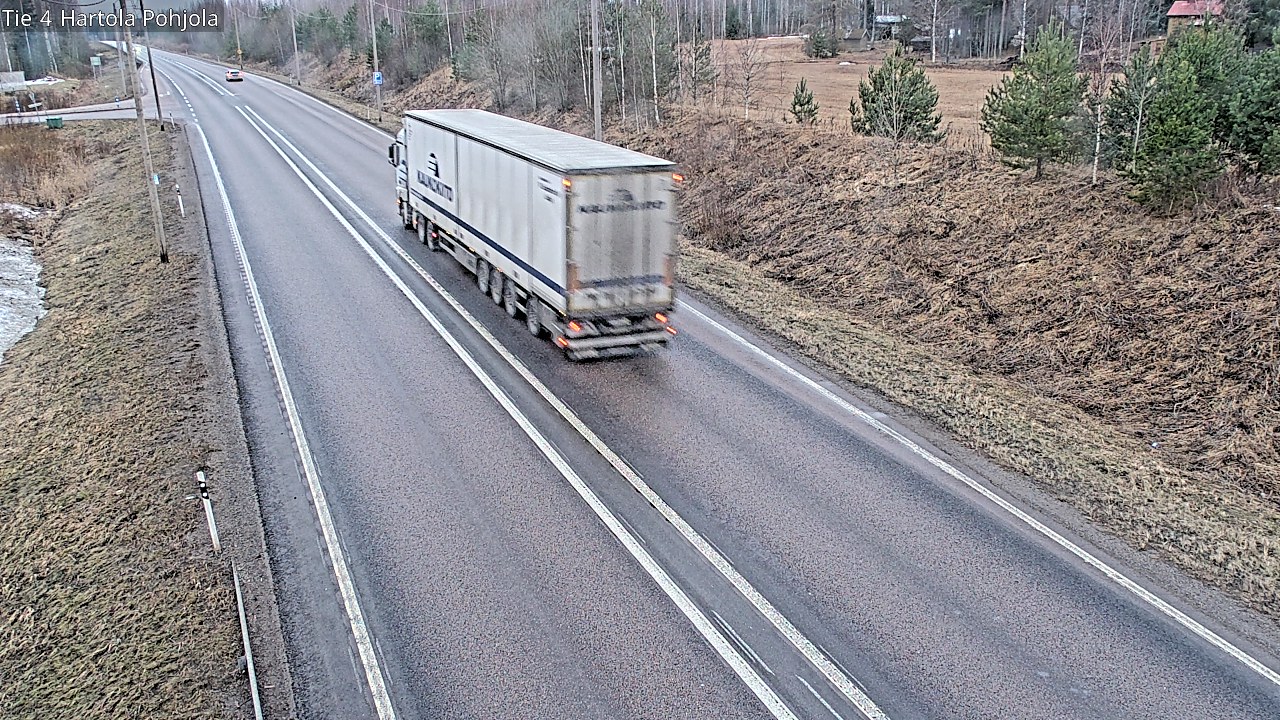 Weather Camera Image Road 4 Hartola, Pohjola, Hartola, Päijät-Häme