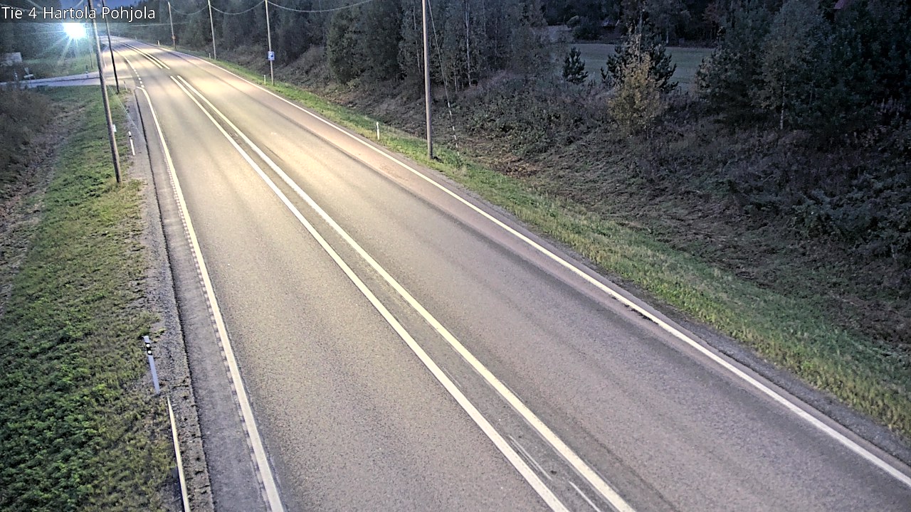 Weather Camera Image Road 4 Hartola, Pohjola, Hartola, Päijät-Häme