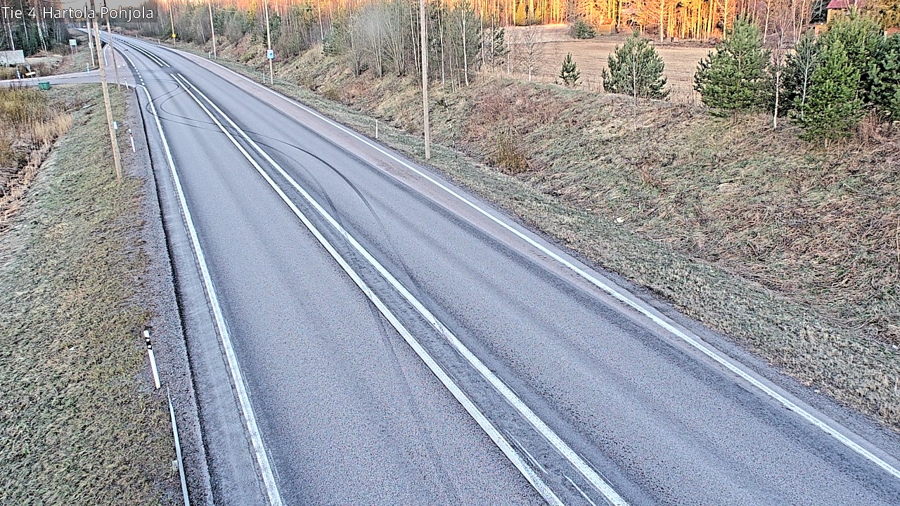 Weather Camera Image Road 4 Hartola, Pohjola, Hartola, Päijät-Häme