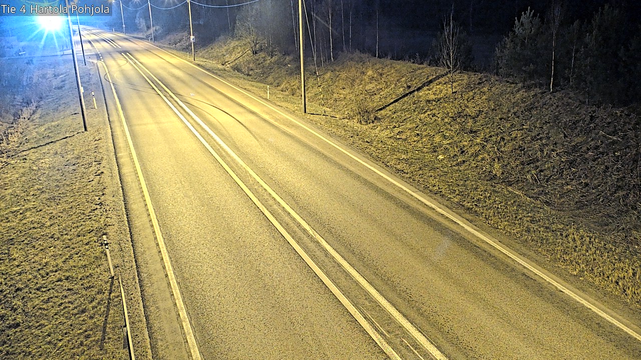 Weather Camera Image Road 4 Hartola, Pohjola, Hartola, Päijät-Häme