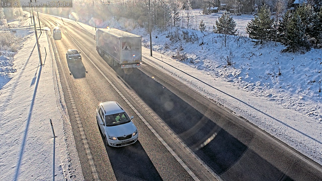 Weather Camera Image Road 4 Hartola, Pohjola, Hartola, Päijät-Häme