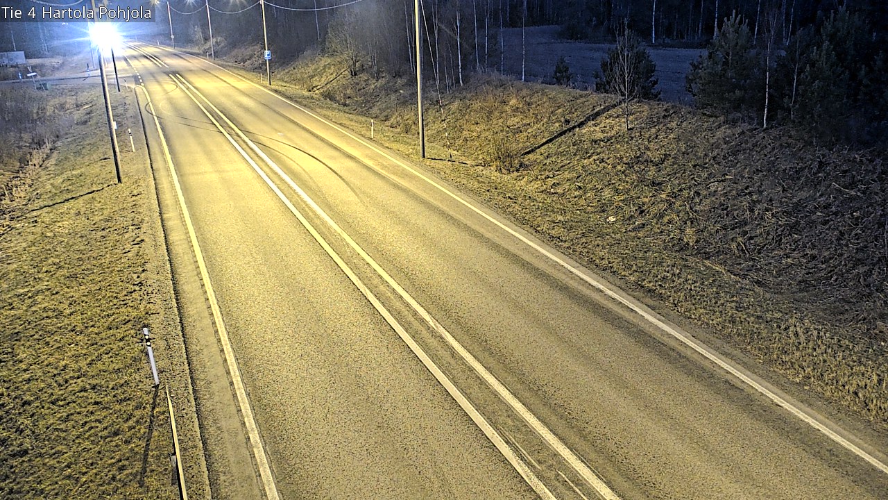 Weather Camera Image Road 4 Hartola, Pohjola, Hartola, Päijät-Häme