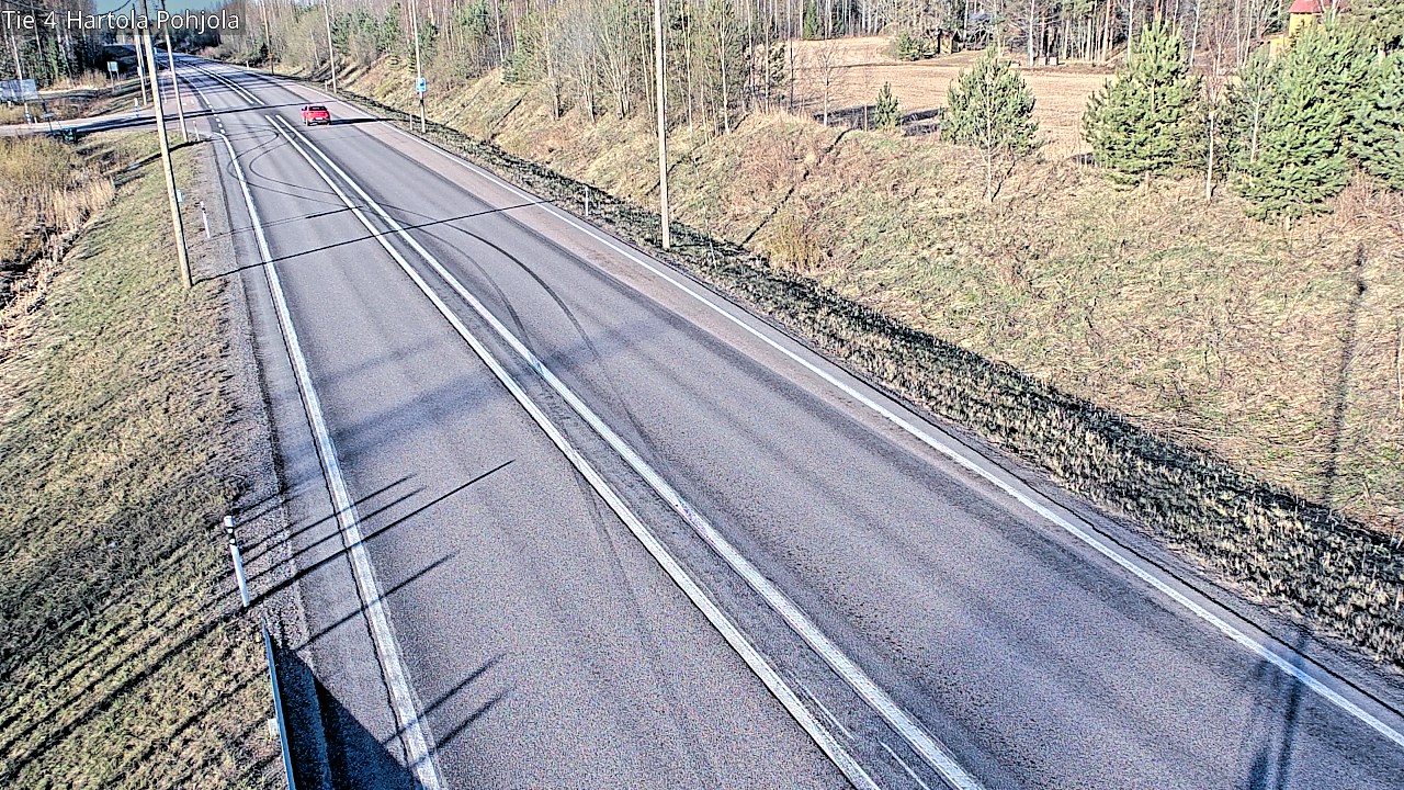 Weather Camera Image Road 4 Hartola, Pohjola, Hartola, Päijät-Häme