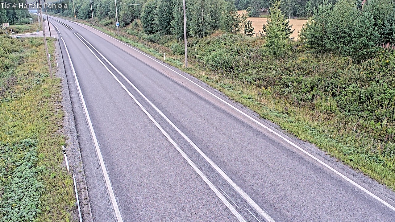 Weather Camera Image Road 4 Hartola, Pohjola, Hartola, Päijät-Häme