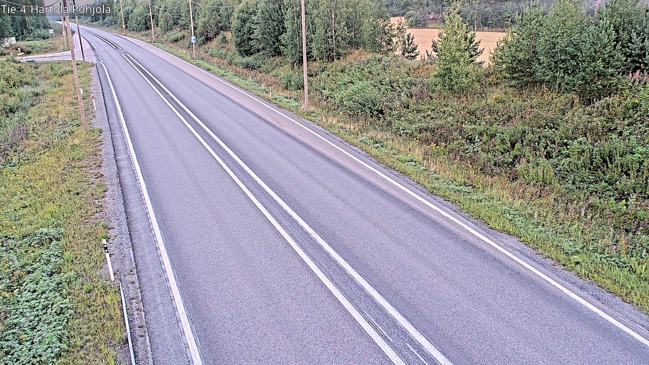 Weather Camera Image Road 4 Hartola, Pohjola, Hartola, Päijät-Häme
