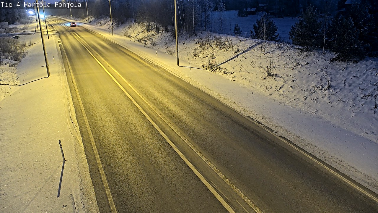 Weather Camera Image Road 4 Hartola, Pohjola, Hartola, Päijät-Häme