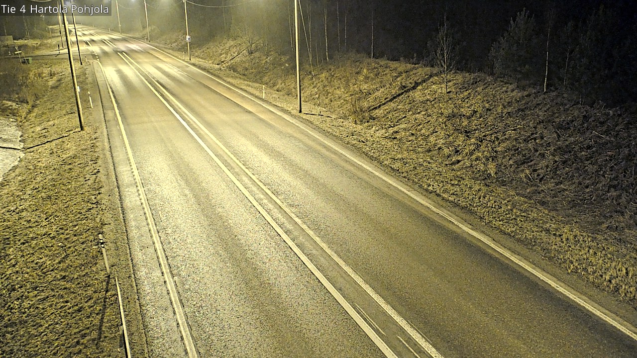 Weather Camera Image Road 4 Hartola, Pohjola, Hartola, Päijät-Häme