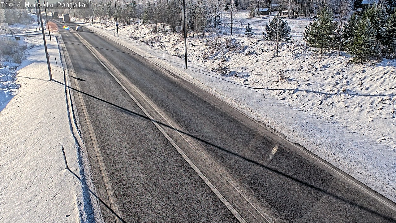Weather Camera Image Road 4 Hartola, Pohjola, Hartola, Päijät-Häme
