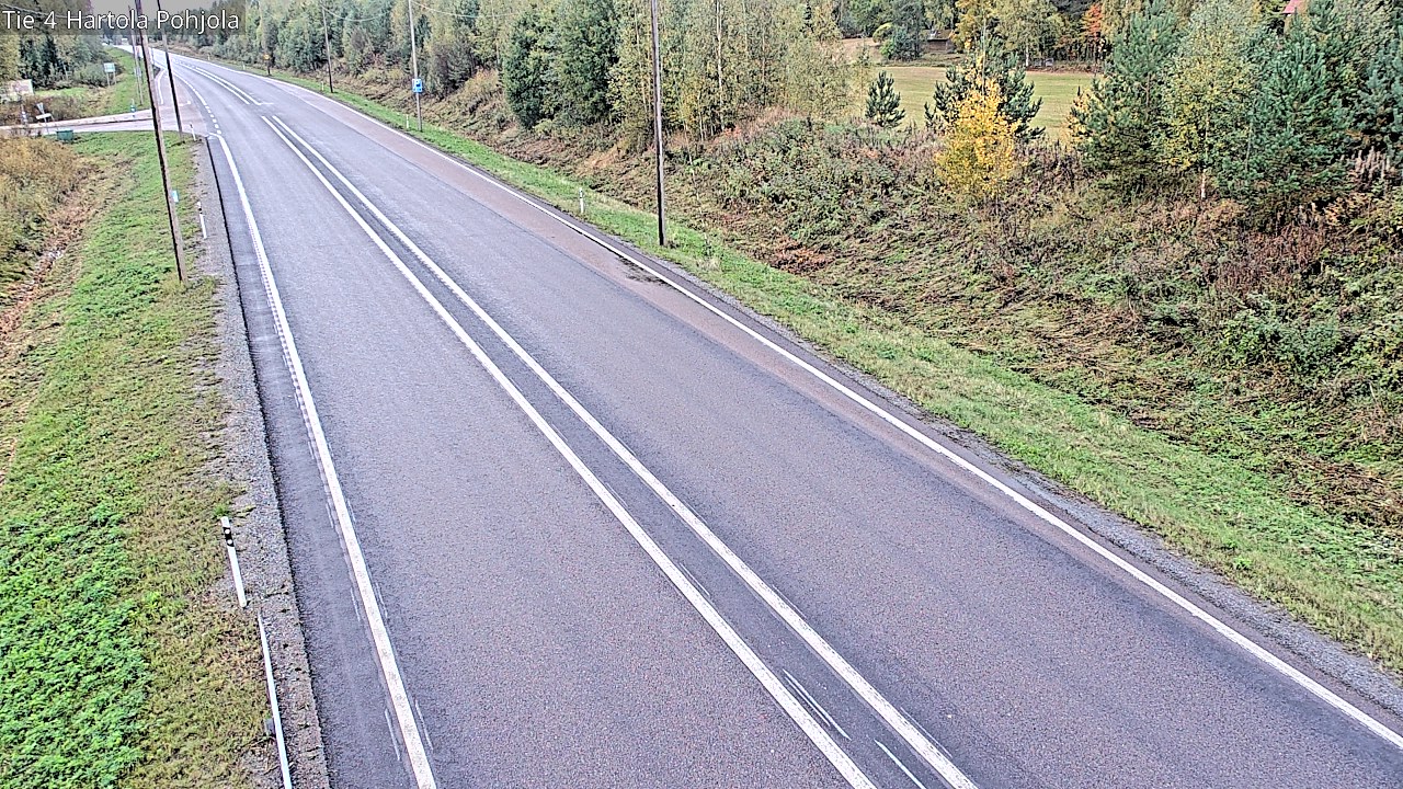 Weather Camera Image Road 4 Hartola, Pohjola, Hartola, Päijät-Häme