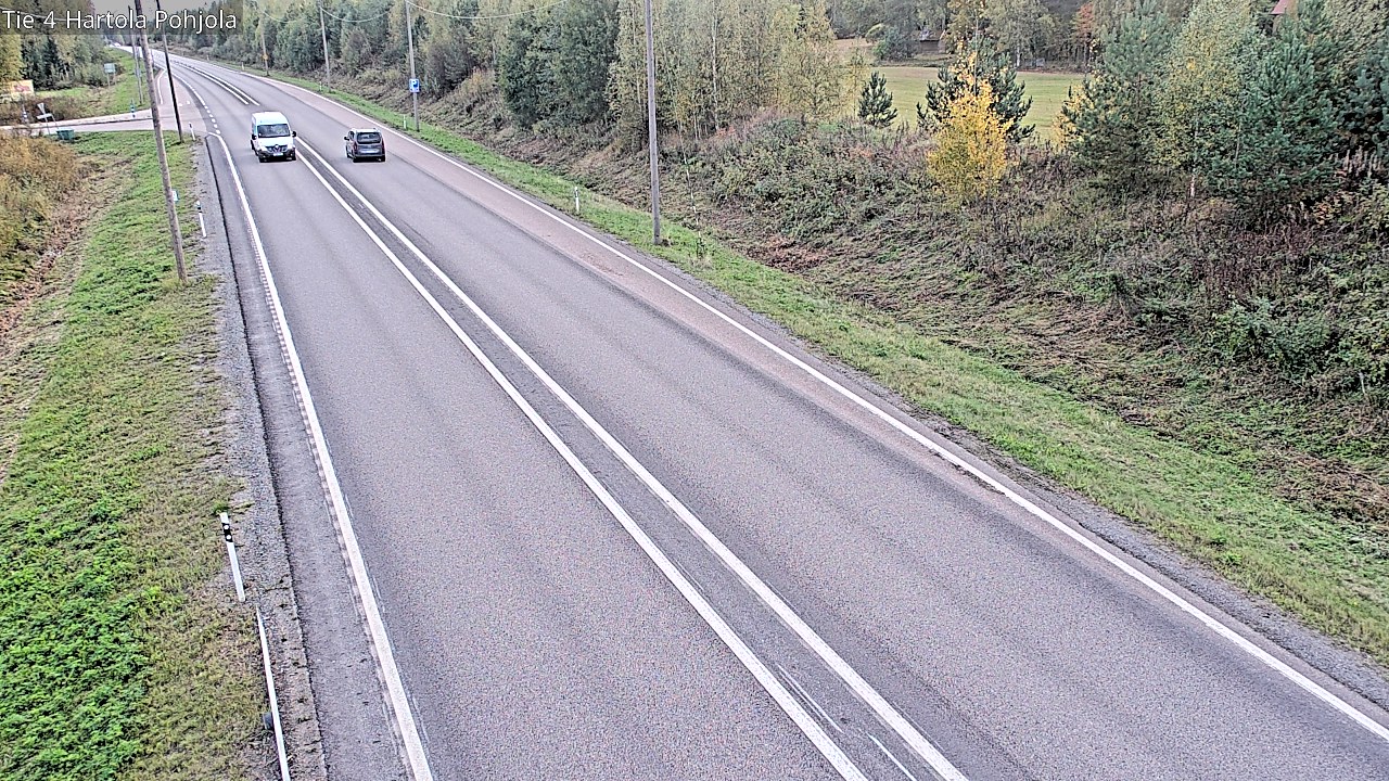 Weather Camera Image Road 4 Hartola, Pohjola, Hartola, Päijät-Häme