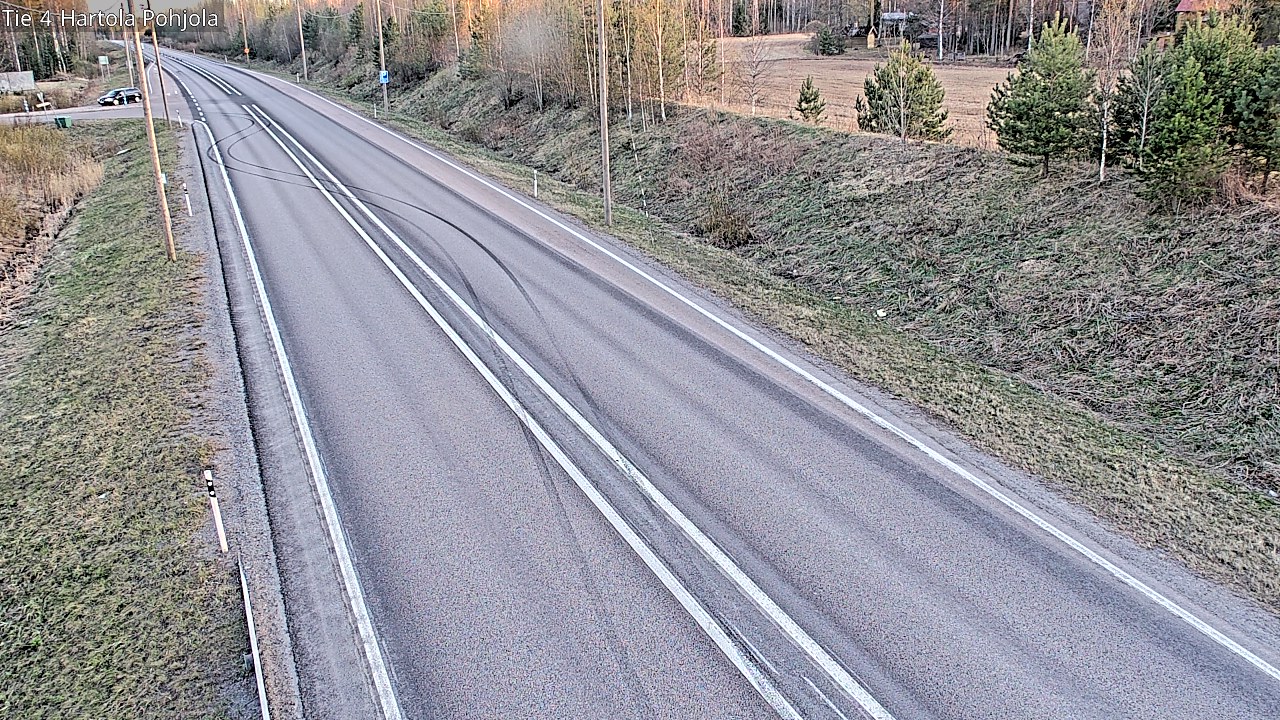 Weather Camera Image Road 4 Hartola, Pohjola, Hartola, Päijät-Häme