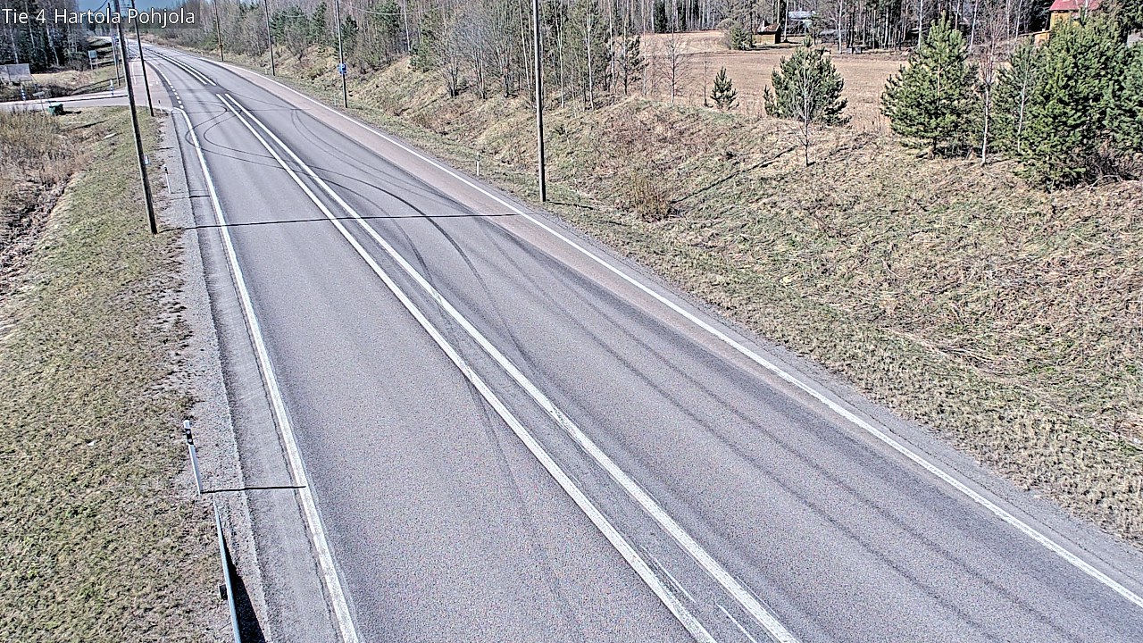 Weather Camera Image Road 4 Hartola, Pohjola, Hartola, Päijät-Häme