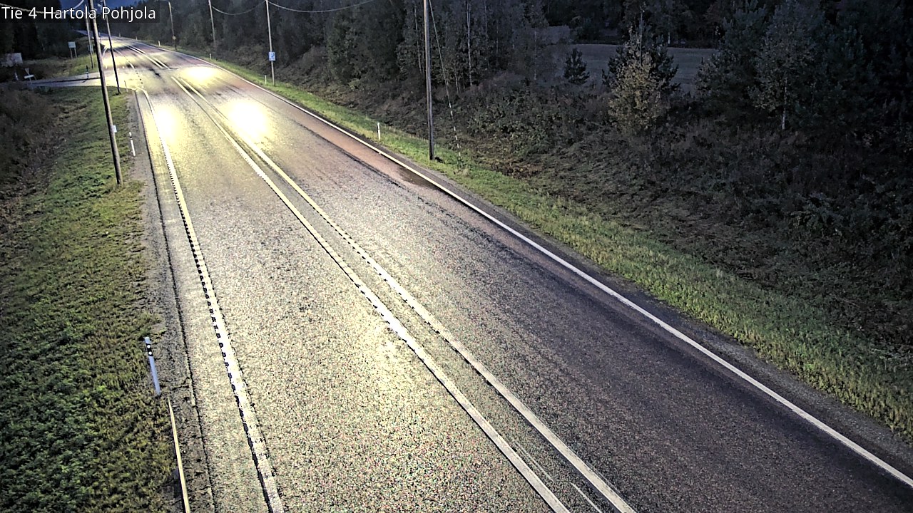 Weather Camera Image Road 4 Hartola, Pohjola, Hartola, Päijät-Häme