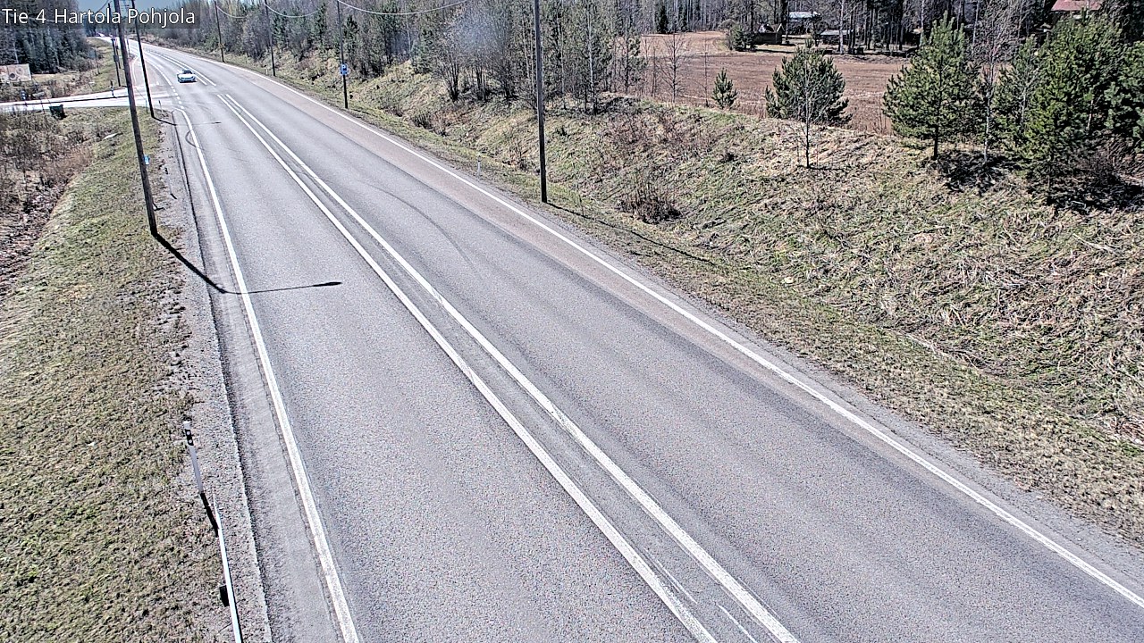 Weather Camera Image Road 4 Hartola, Pohjola, Hartola, Päijät-Häme
