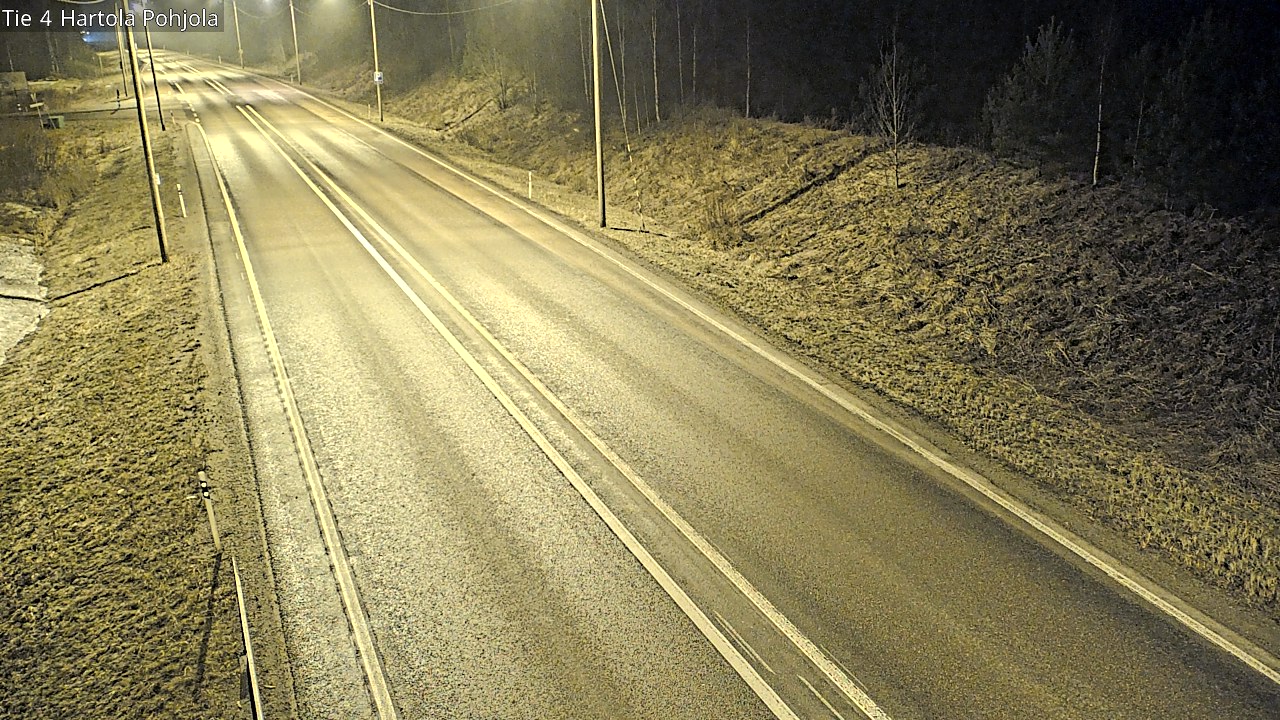 Weather Camera Image Road 4 Hartola, Pohjola, Hartola, Päijät-Häme