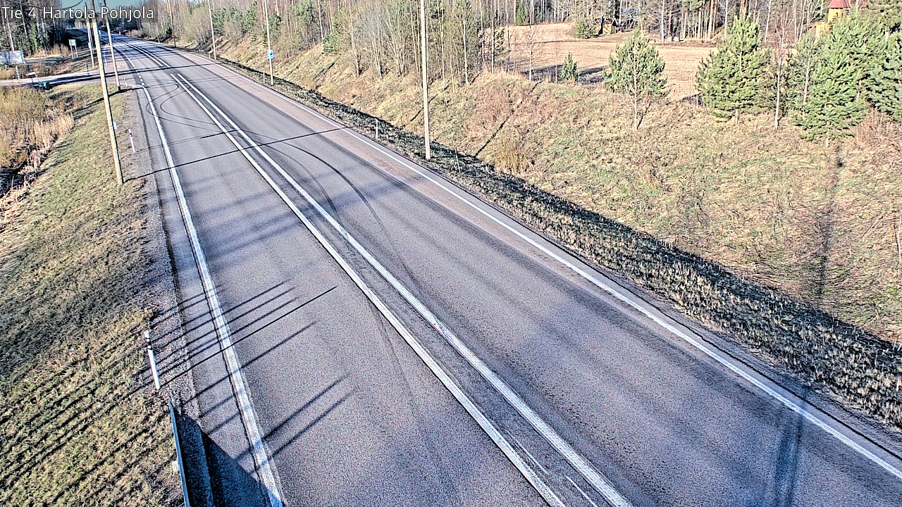 Weather Camera Image Road 4 Hartola, Pohjola, Hartola, Päijät-Häme