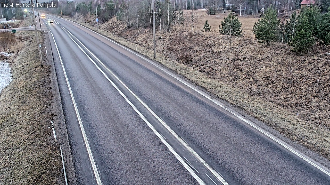 Weather Camera Image Road 4 Hartola, Pohjola, Hartola, Päijät-Häme