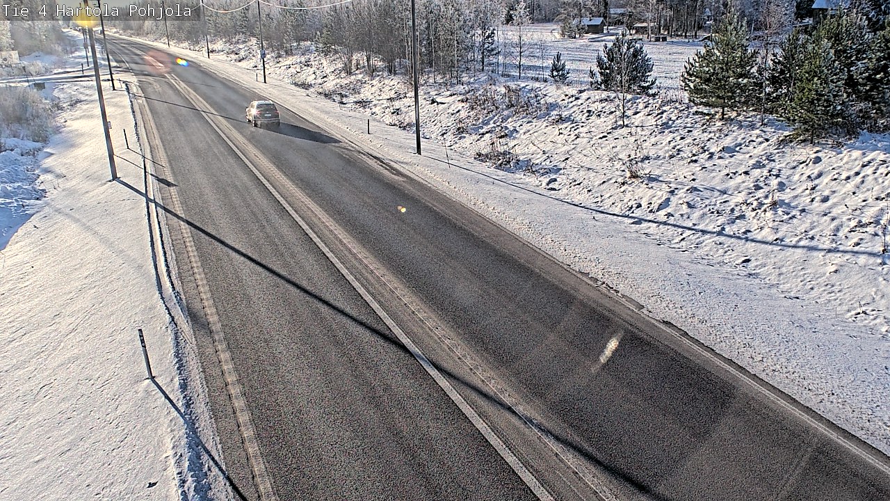 Weather Camera Image Road 4 Hartola, Pohjola, Hartola, Päijät-Häme