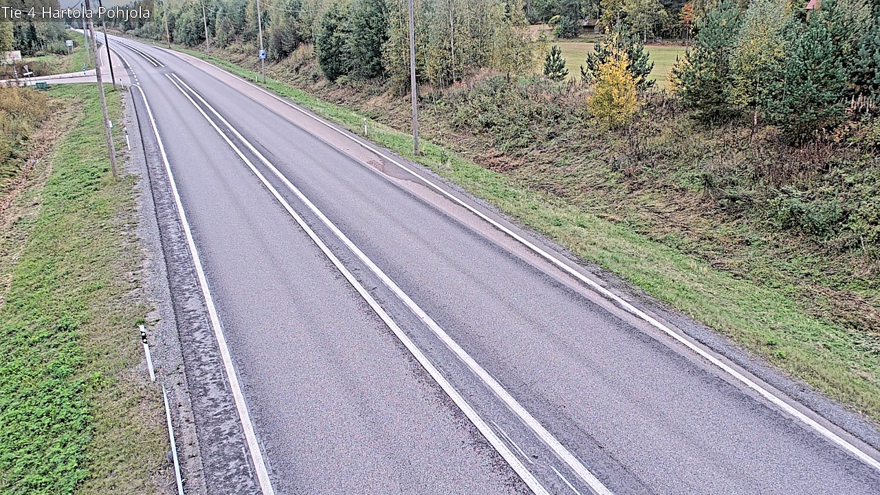 Weather Camera Image Road 4 Hartola, Pohjola, Hartola, Päijät-Häme