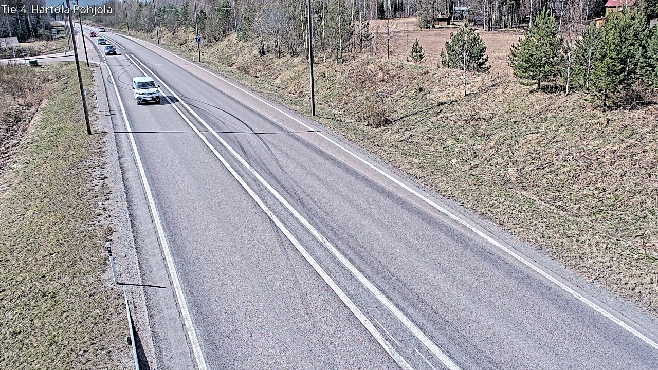 Weather Camera Image Road 4 Hartola, Pohjola, Hartola, Päijät-Häme