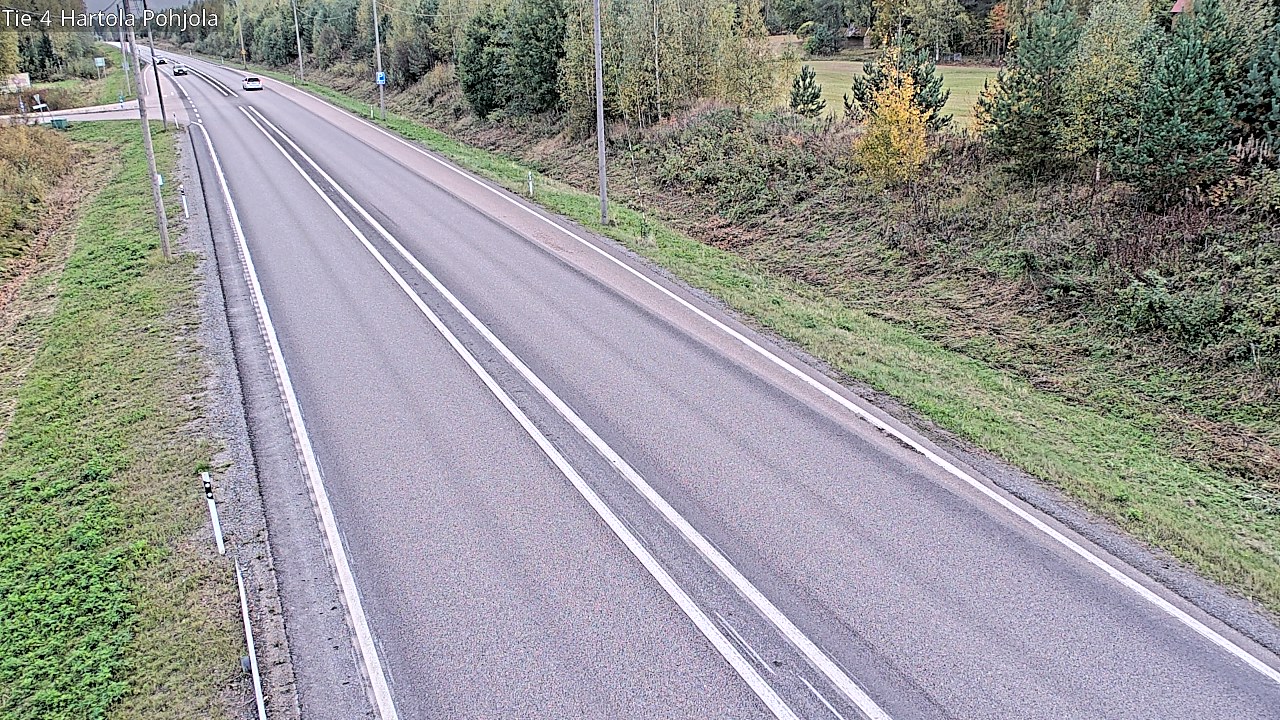 Weather Camera Image Road 4 Hartola, Pohjola, Hartola, Päijät-Häme