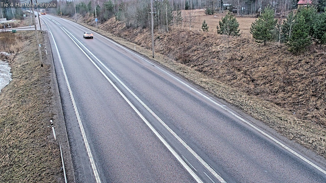 Weather Camera Image Road 4 Hartola, Pohjola, Hartola, Päijät-Häme