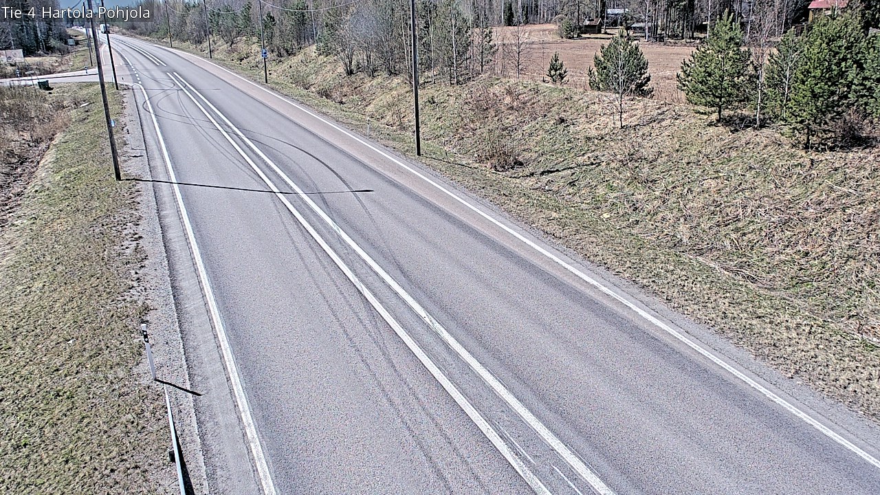 Weather Camera Image Road 4 Hartola, Pohjola, Hartola, Päijät-Häme