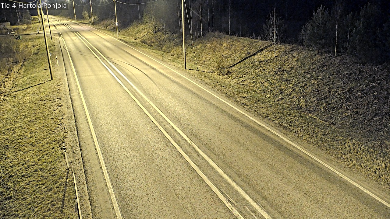 Weather Camera Image Road 4 Hartola, Pohjola, Hartola, Päijät-Häme
