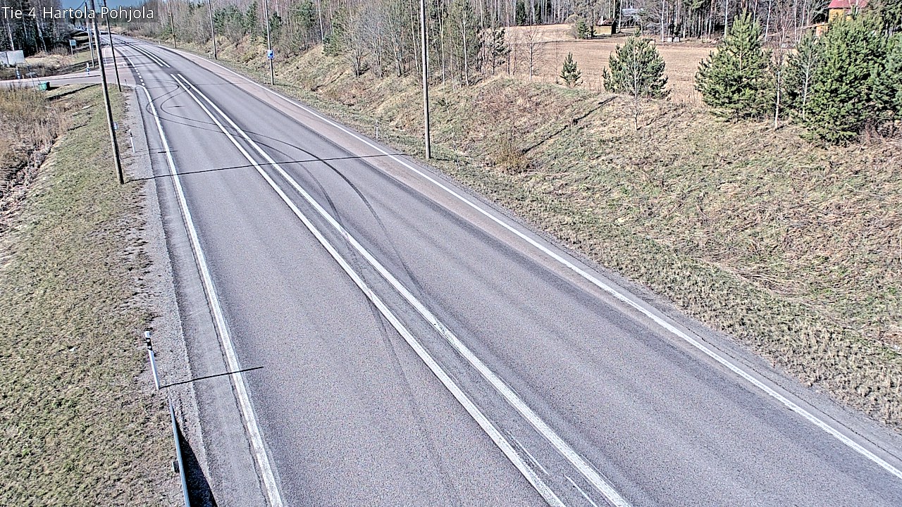 Weather Camera Image Road 4 Hartola, Pohjola, Hartola, Päijät-Häme