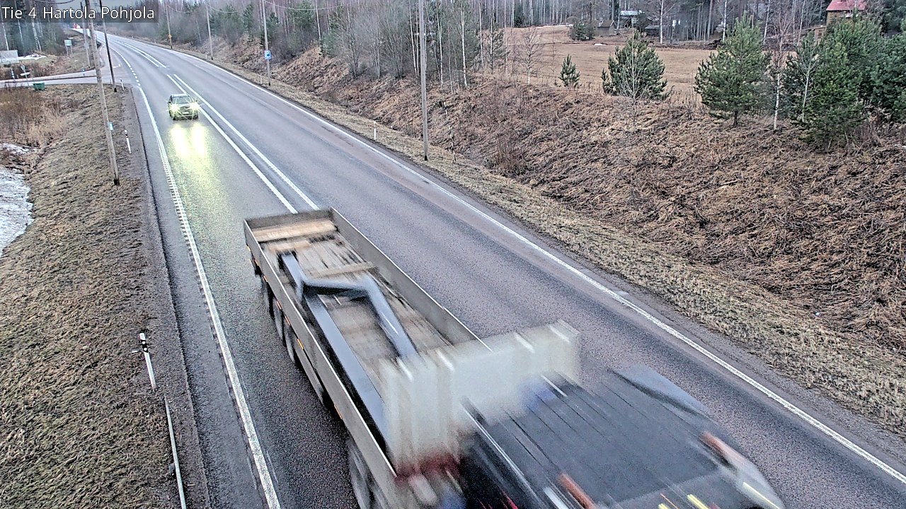 Weather Camera Image Väg 4 Hartola, Pohjola, Hartola, Päijät-Häme