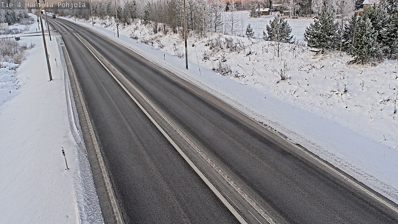 Weather Camera Image Road 4 Hartola, Pohjola, Hartola, Päijät-Häme