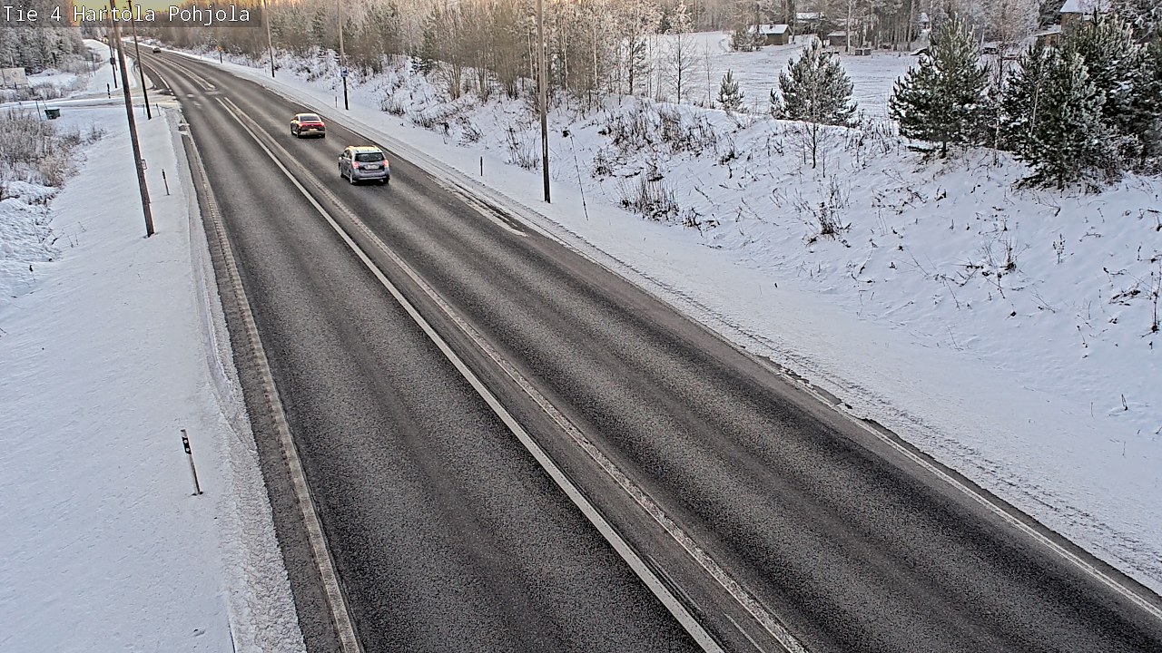 Weather Camera Image Road 4 Hartola, Pohjola, Hartola, Päijät-Häme