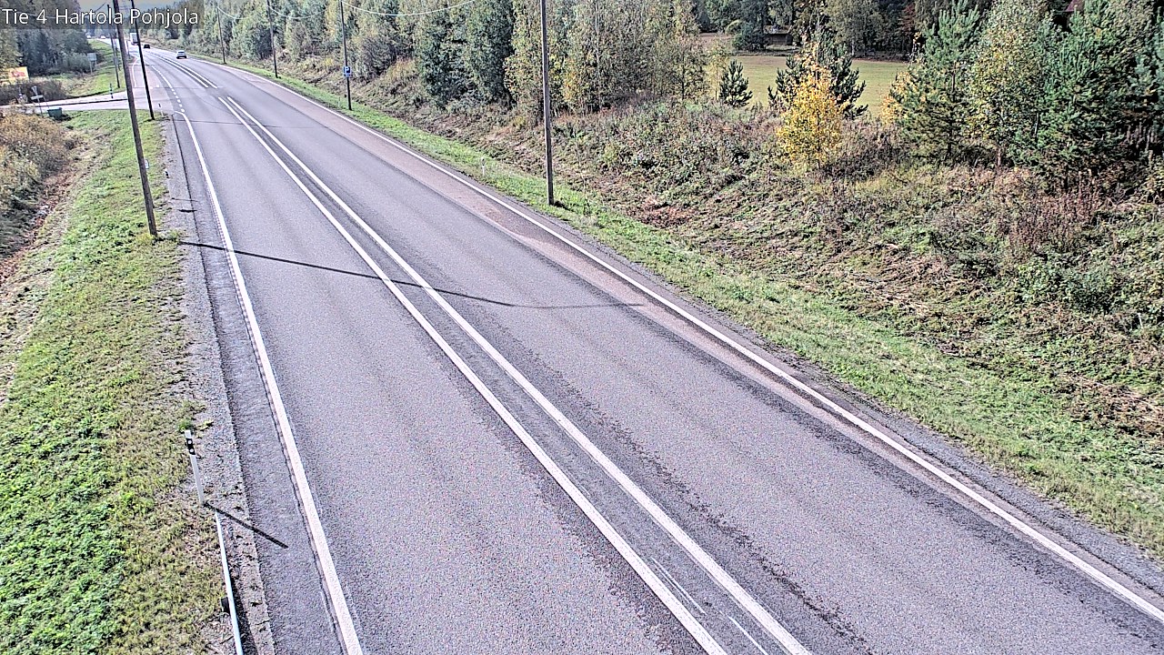 Weather Camera Image Road 4 Hartola, Pohjola, Hartola, Päijät-Häme