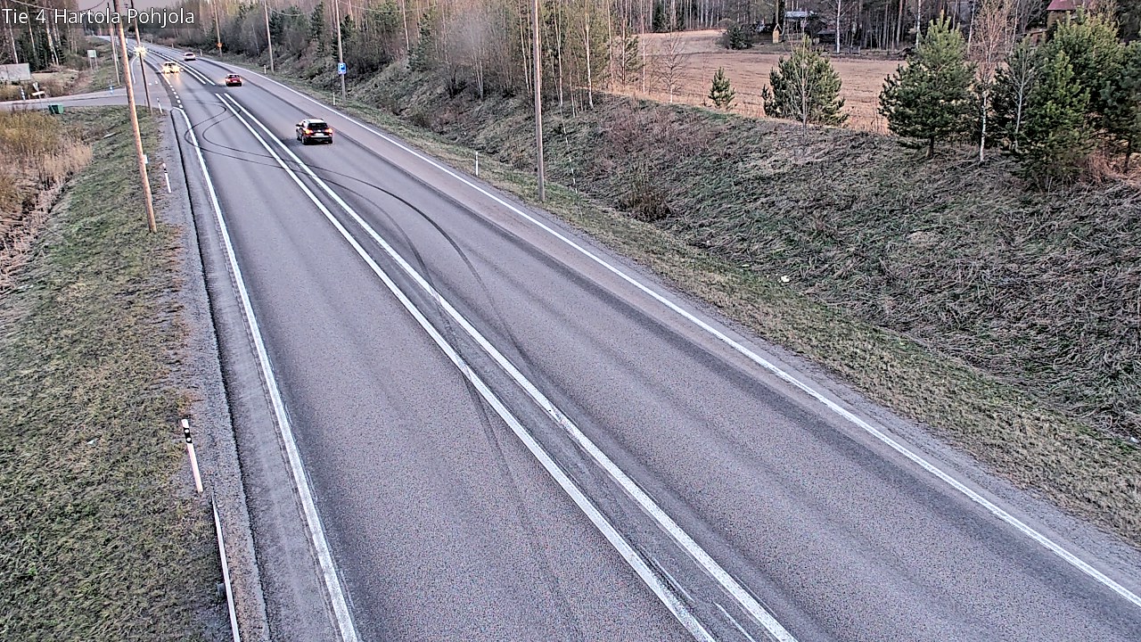 Weather Camera Image Road 4 Hartola, Pohjola, Hartola, Päijät-Häme