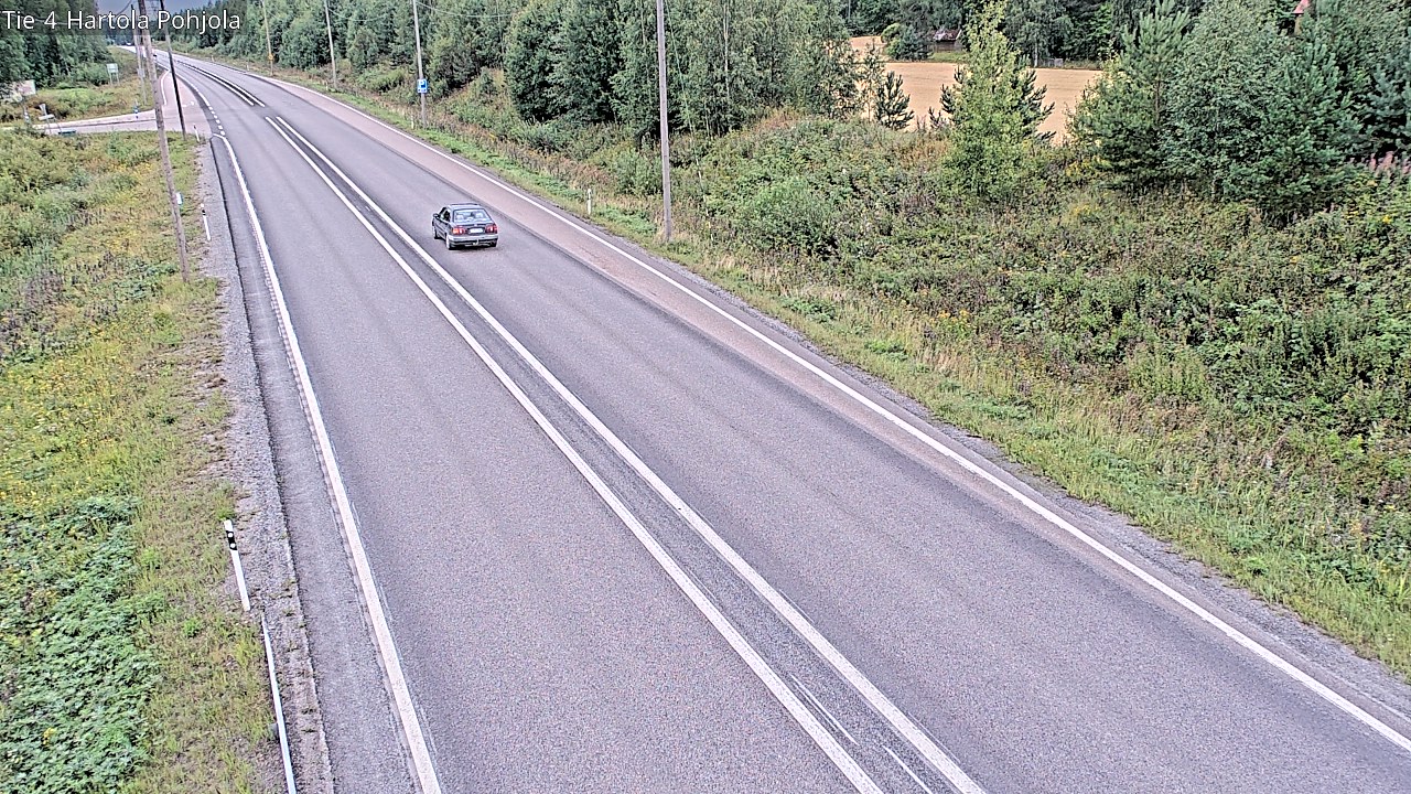 Weather Camera Image Road 4 Hartola, Pohjola, Hartola, Päijät-Häme