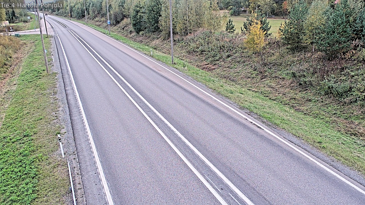 Weather Camera Image Road 4 Hartola, Pohjola, Hartola, Päijät-Häme