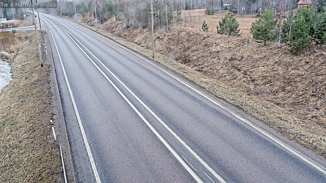 Weather Camera Image Road 4 Hartola, Pohjola, Hartola, Päijät-Häme