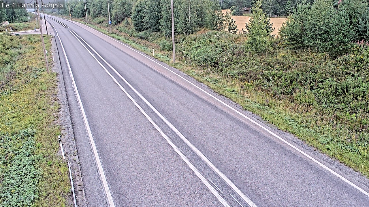 Weather Camera Image Road 4 Hartola, Pohjola, Hartola, Päijät-Häme